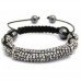 Beautiful New Crystal Tube Shamballa Bracelet In Ten Different Colours